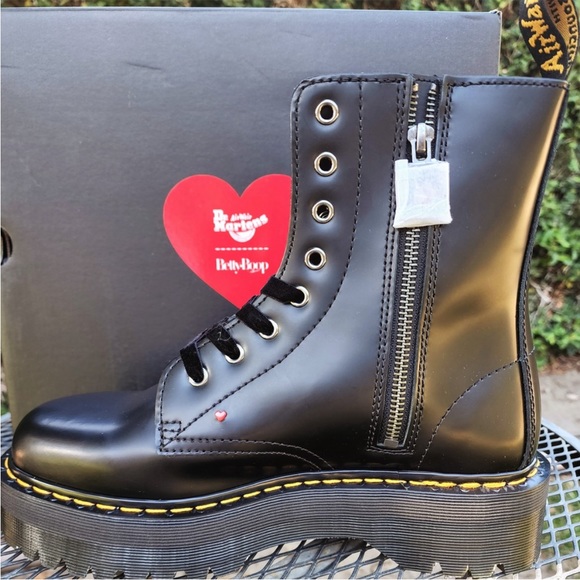 Dr. Martens Jadon Betty Boop Platform Boots - Picture 1 of 10